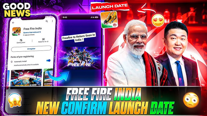 Free Fire India Launch Date 2025, Free Fire India Game Kaise Download Kare, Free fire india launch Release, Free Fire India